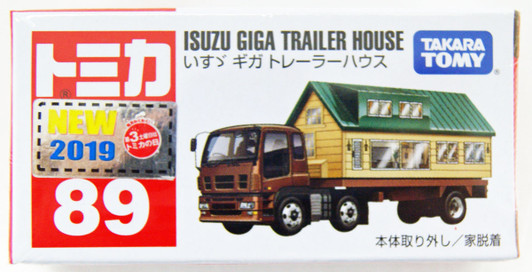 Takara Tomy Tomica 89 Isuzu Giga Trailer House 102441