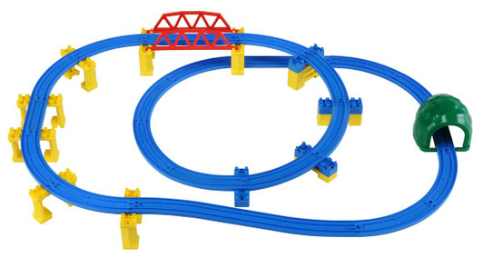 Takara Tomy Pla-Rail Plarail Elevated Track Set (Size 960x820x135mm)