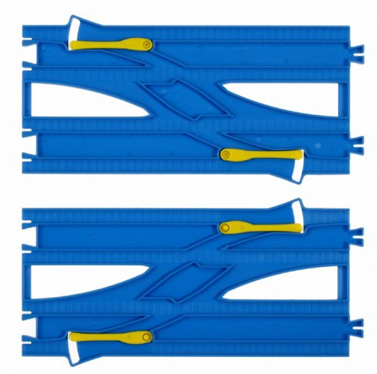 Takara Tomy Pla-Rail Plarail R-24 Double-Track Turnout (2 pcs)