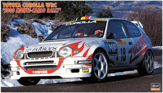 Hasegawa 1/24 Toyota Corolla WRC '2000 Monte-Carlo Rally' Plastic Model