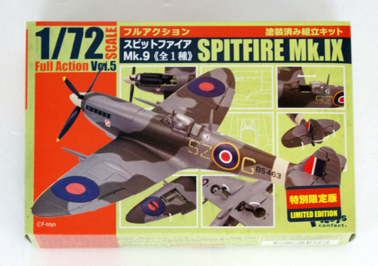 F-toys Full Action Spitfire Mk9 1/72 Scale 1 PC.