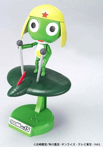 Bandai Keroro Gunso 06 Sergeant Keroro Ver.1.5 & Flying Board Plastic Model Kit