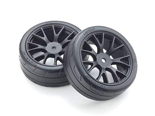 Kyosho FATH701BKM Premounted TC Tire FZ02 (M/2pcs) Kyosho FATH701BKM Premounted TC Tire FZ02 (M/2pcs)