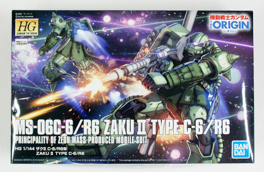 Bandai HG Gundam The Origin Zaku II Type C6/R6 1/144 Scale Kit