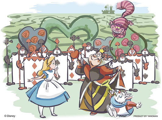 Yanoman Jigsaw Puzzle 2301-21 Disney Alice in Wonderland (150 Plastic Pieces)