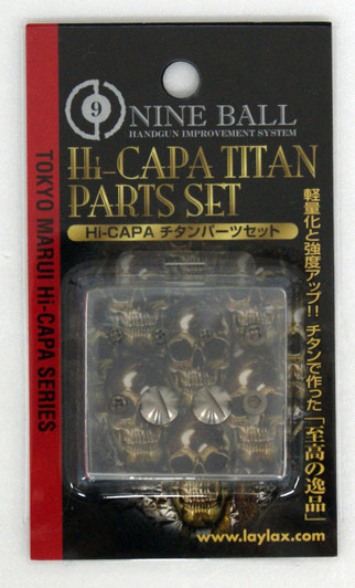 Laylax Nine Ball Tokyo Marui Hi-CAPA Series Titanium Parts Set 766293