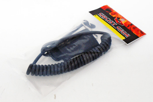 Laylax Ghost Gear Spiral Pistol Lanyard Black 763896