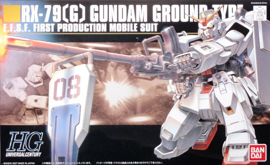 Bandai HGUC 079 Gundam RX-79(G) GROUND TYPE 1/144 Scale Kit