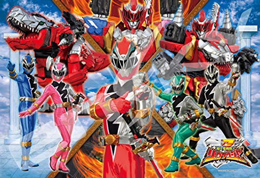 Ensky Jigsaw Puzzle 108-L731 Kishiryu Sentai Ryusoulger Along with the Power (108 L-Pieces)