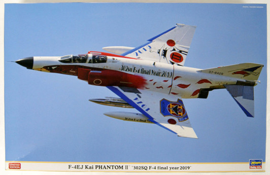 Hasegawa 07475 F-4EJ Kai Super Phantom 302SQ F-4 Final Year 2019 1/48 Scale Kit