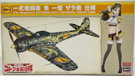 Hasegawa 1/48 The Magnificent Kotobuki Ki43-I Hayabusa (Oscar) Zara Plastic Model