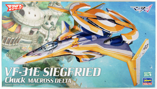 Hasegawa 65849 VF-31E Siegfried Chuck Use Macross Delta 1/72 Scale Kit