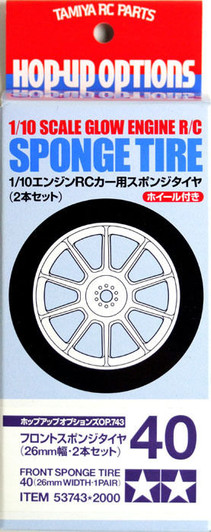 Tamiya 53743 (OP743) 1/10 Scale Glow Engine R/C Front