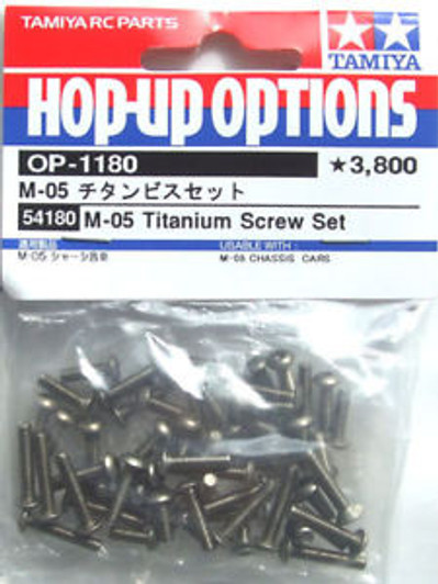 Tamiya 54180 (OP1180) M-05 Titanium Screw Set