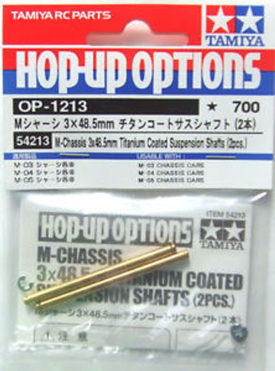 Tamiya 54213(OP1213) M-Chassis 3x48.5mm Titanium Coated