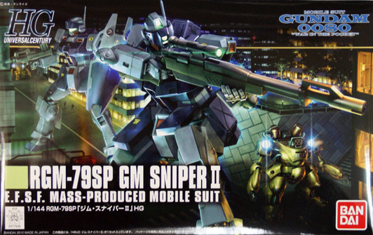 Bandai HGUC 146 Gundam RGM-79SP GM SNIPER II 1/144 Scale Kit