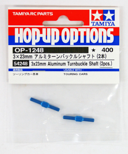 Tamiya 54248 (OP1248) Aluminum Turnbuckle Shaft - 3x23mm (2pcs)