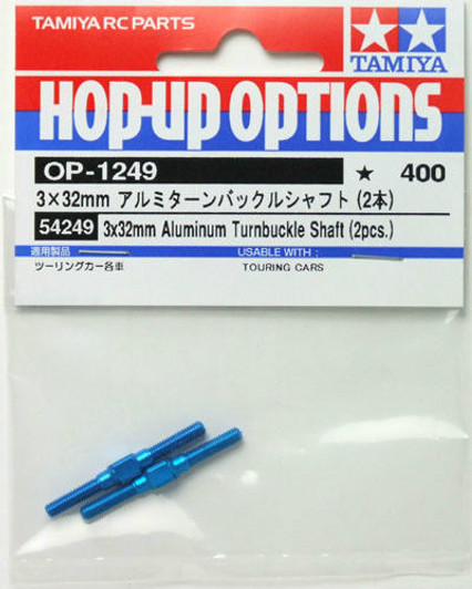 Tamiya 54249 (OP1249) 3x32mm Aluminum Turnbuckle Shaft