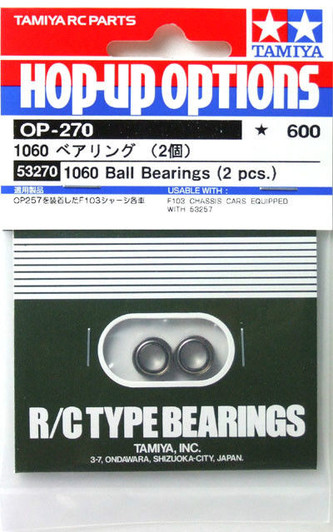 Tamiya 53270 (OP270) 1060 Ball Bearings (2pcs)