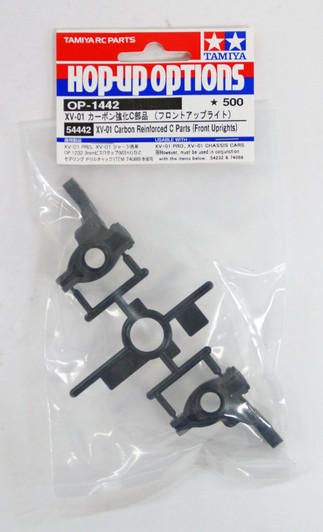 Tamiya 54442 (OP1442) Carbon Reinforced C Parts - XV-01 (Front Uprights)