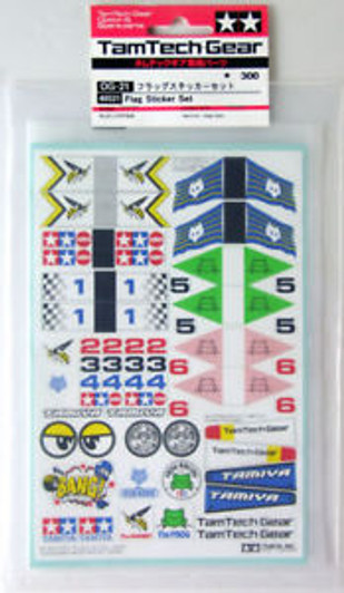 Tamiya 40521 (OG-21) Flag Sticker Set