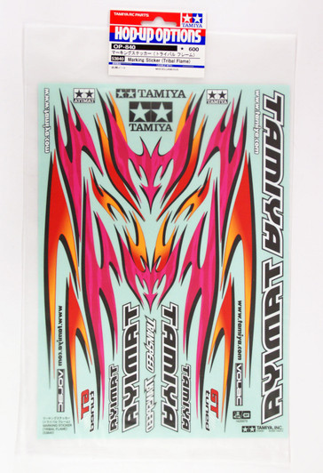 Tamiya 53840 (OP840) Marking Sticker Tribal Flame Design