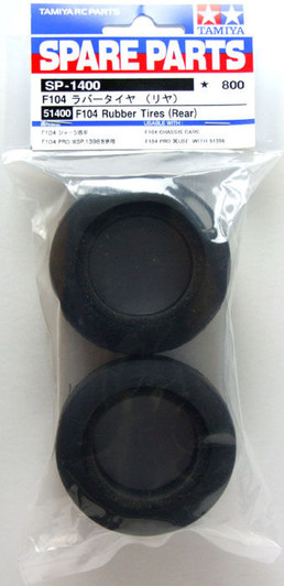 Tamiya 51400 (SP1400) F104 Rubber Tires (Rear)