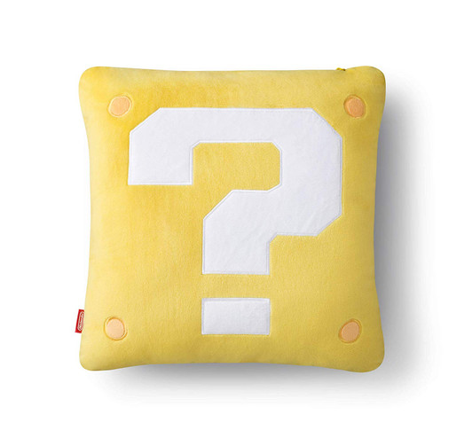 Nintendo Super Mario Home & Party Cushion & Mini Blanket (? Block/Super Mushroom) Nintendo Super Mario Home & Party Cushion & Mini Blanket (? Block/Super Mushroom)