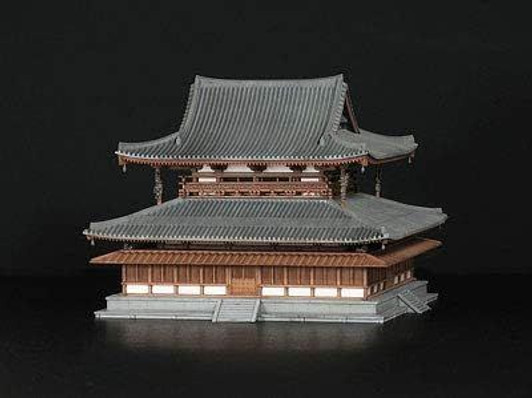 Fujimi Japanese Constructions 1/150 Horyuji Temple Kondo Plastic Model
