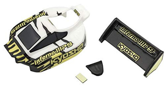 Kyosho MBB03WBK Body Set (INFERNO MP9 TKI3/White/Black)