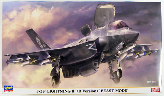 Hasegawa 02306 F-35 Lightning II (Type B) Beast Mode 1/72 Scale Kit Hasegawa 02306 F-35 Lightning II (Type B) Beast Mode 1/72 Scale Kit