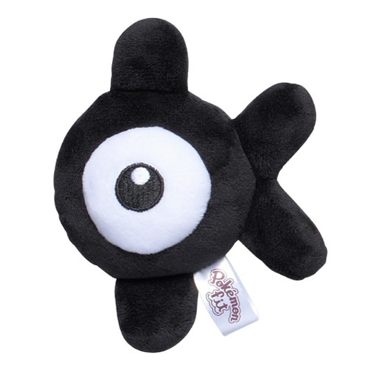 Pokemon Center Original Plush Doll Pokemon fit Unown K