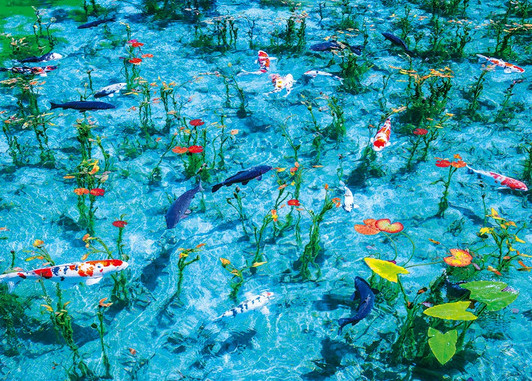Beverly Jigsaw Puzzle 66-129 Gifu Japan Monet's Pond (600 Pieces)