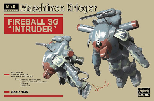 Hasegawa 1/35 Maschinen Krieger Fireball SG 'Intruder' Plastic Model