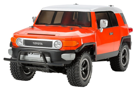 Tamiya 84401 Toyota FJ Cruiser Painted Orange Body Ver. Limited (CC-01 Chassis) 1/10 Scale RC Car Series