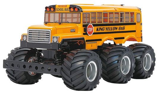 Tamiya 47376 King Yellow 6 x 6 Painted Body (G6-01 Chassis) RC Limited 1/18 Scale RC Car Series No.76
