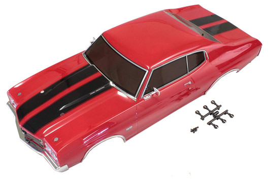 Kyosho FAB405 Completed Body Set (Chevelle Cranberry Red)