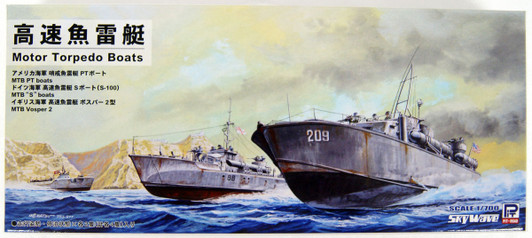 Pit-Road Skywave SW02 UK US GER High Speed Torpedo Boat 1/700 Scale Kit