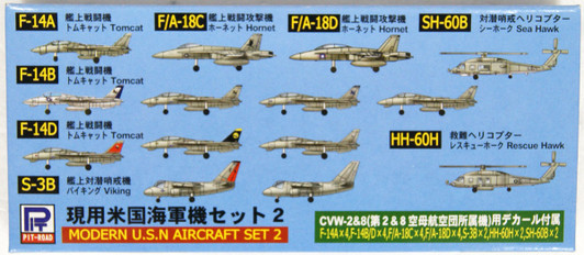 Pit-Road Skywave S-28 Modern US Navy Aircraft Set 2 1/700 Scale Kit