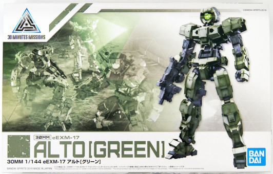 Bandai 30 Minutes Missions (30MM) eEMX-17 ALTO (Green) 1/144 Scale Kits