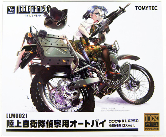 Tomytec LM002 Little Armory JGSDF Reconnaissance Motorcycle DX Ver. 1/12 Scale