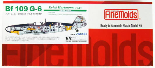 Fine Molds 75998 Messerschmitt Bf 109 G-6 Hartmann 1943 1/72 Scale Kit