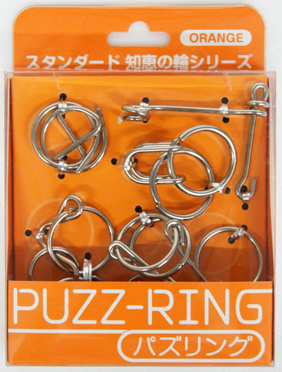 Hanayama Puzzle Puzz Ring ORANGE