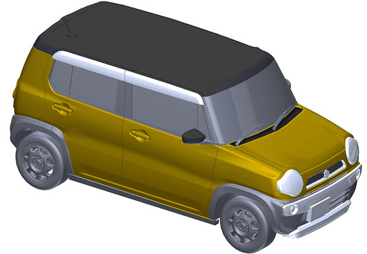 Fujimi Suzuki Hustler (G/Active Yellow) 1/24 Scale Kit