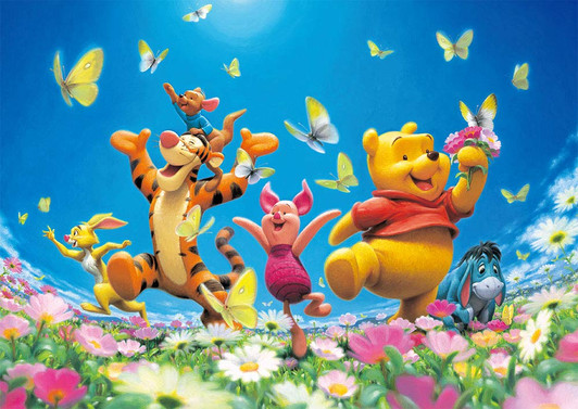 Tenyo Japan Jigsaw Puzzle D300-014 Disney Winnie the Pooh Happiness (300 Pieces)
