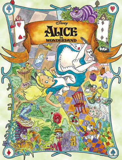 Yanoman Jigsaw Puzzle 42-67 Disney Alice in Wonderland (300 Small Pieces)