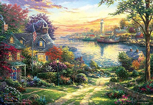 Beverly Jigsaw Puzzle M81-579 Thomas Kinkade New England Harbor (1000 S-Pieces)