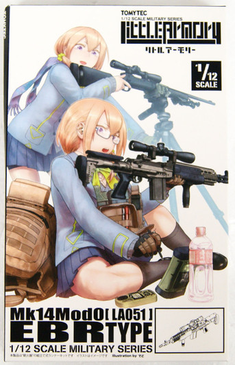 Tomytec LA051 Military Series Little Armory Mk14 Mod0 EBR Type 1/12 Scale Kit
