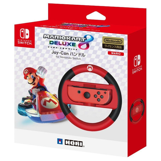 Hori Joy-Con Wheel Mario Kart 8 DX Mario for Nintendo Switch JTK-4961818027992