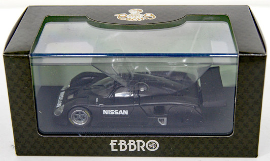 Ebbro 44790 Nissan R89C 1989 Shake Down Test Car Black 1/43 scale